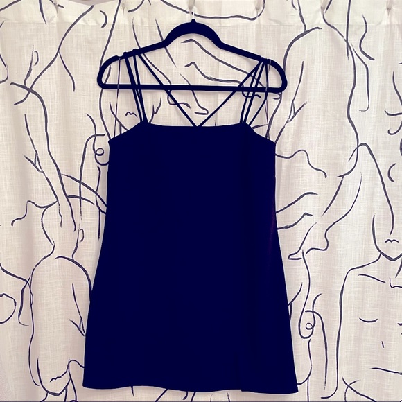 Zara Dresses & Skirts - NWOT Zara Black Mini Dress with Side Slit